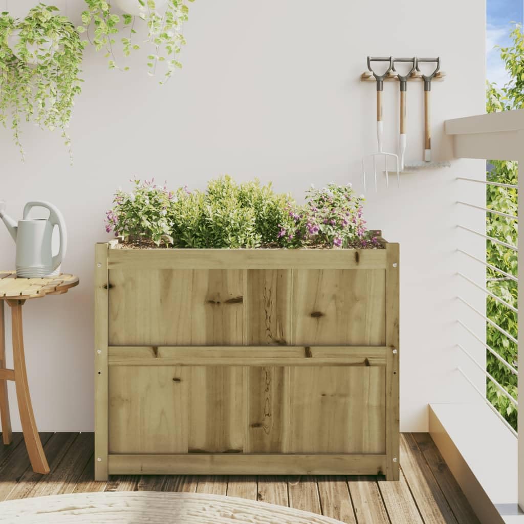 Skrzynka na rośliny zewnętrzna, podwyższona, pionowa, ogrodowa, na balkon i do ogrodu, mini podniesiony ogród na sadzonki, zewnętrzny pionowy ogród, wodoodporna, 90 x 50 x 70 cm w