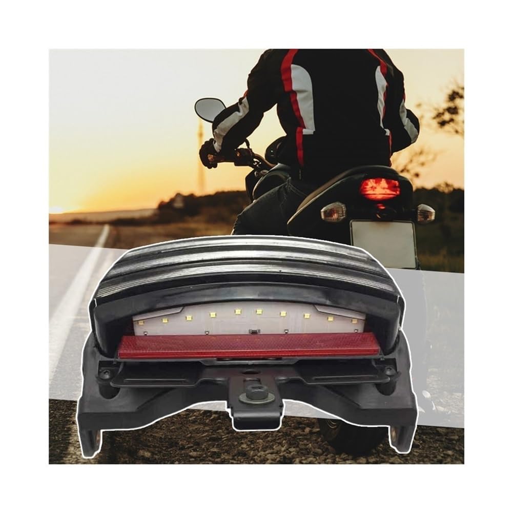 Faro posteriore Moto Accessori per motociclette 1 x luce posteriore a LED, fanali posteriori, indicatori di direzione