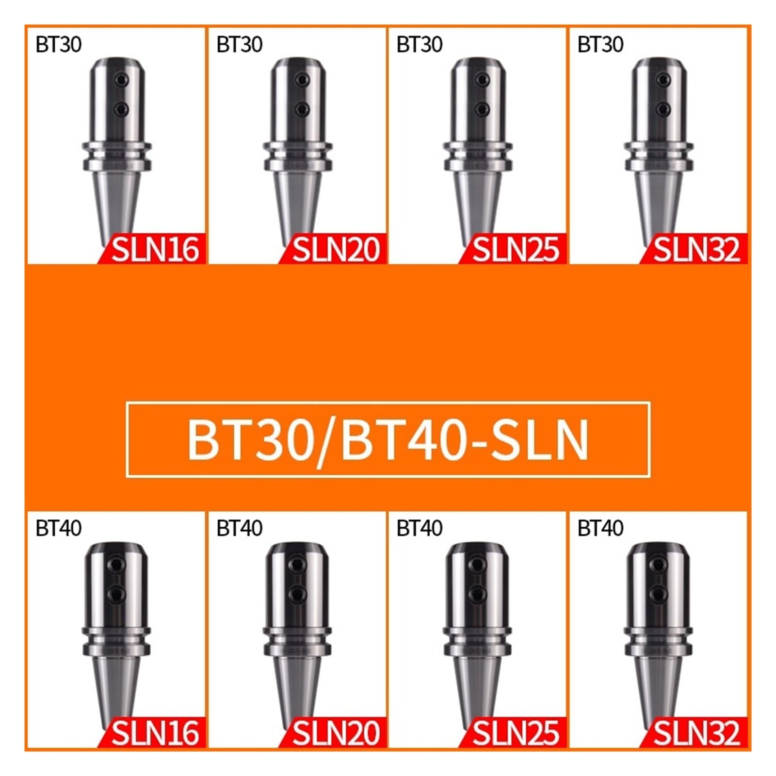 Portaherramientas CNC BT30 Mandril de Cambio rápido Bloqueo Lateral SLN16 20 25 32 40(BT30-SLN20-75L)