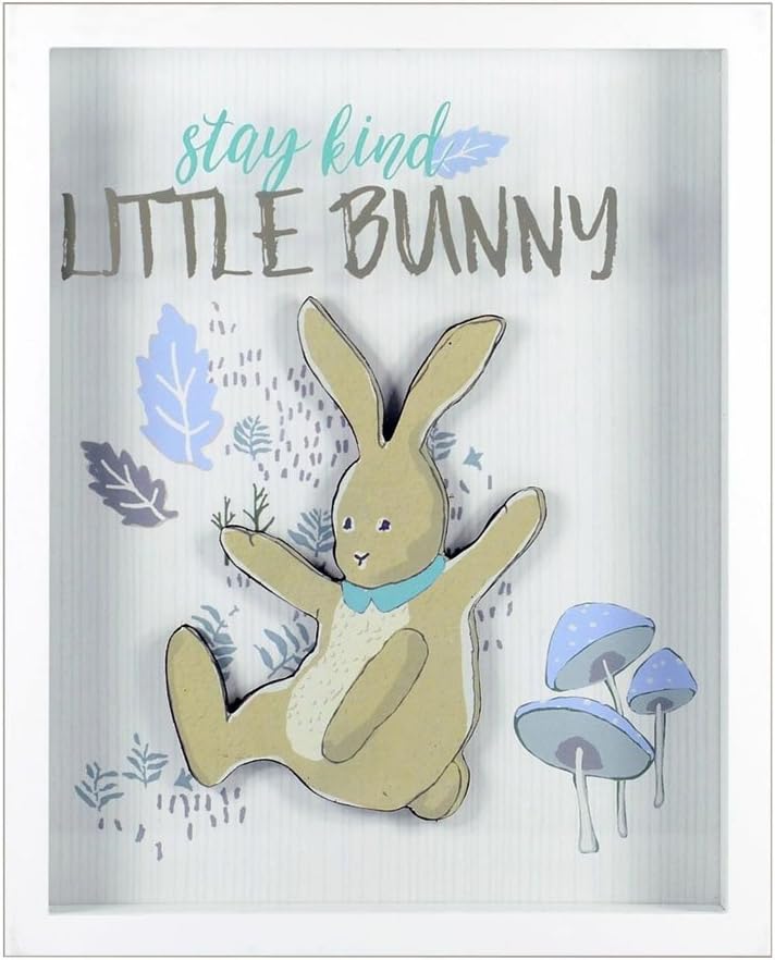 Linden Ave Wall Décor AVE10018 Stay Kind Little Bunny
