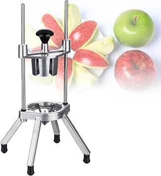 Multifunctional Fruit Divider Commercial Stainless Steel Apple Wedger - 4/6/8/12 Section Blade Manual Fruit Slicer Lemon Cutter,8petals