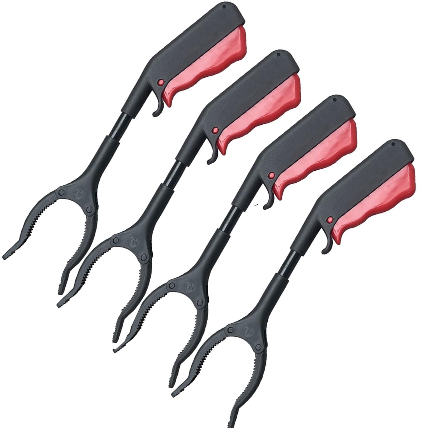 Odaima Reacher Grabber Tool 1/2 /4 pack,Grabbers for Elderly 12/24inch Trash Claw Grabber Litter Picker Lightweight Handy Trash Claw Grabber Trash Gripper(30cm (4PCS))