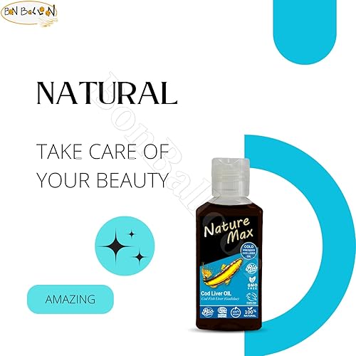 Miniatura 6 de Nature Max Bacalao Hígado Blubber Aceite Natural Sin diluir Puro Para el Cuidado del Cabello y la Piel y Alimentos Prensado en Frío Premium (1Pack