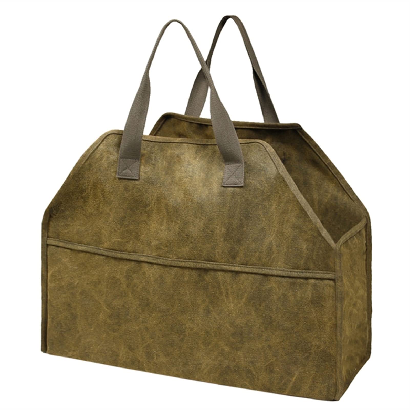 Torba do przechowywania płótna Firewood - Przenośny organizer Tote do opalania na zewnątrz i akcesoria drewniane