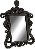 Vista 1 de Veronese Design Coastal Reflections - Espejo de mesa decorativo con marco de pulpo con acabado de bronce