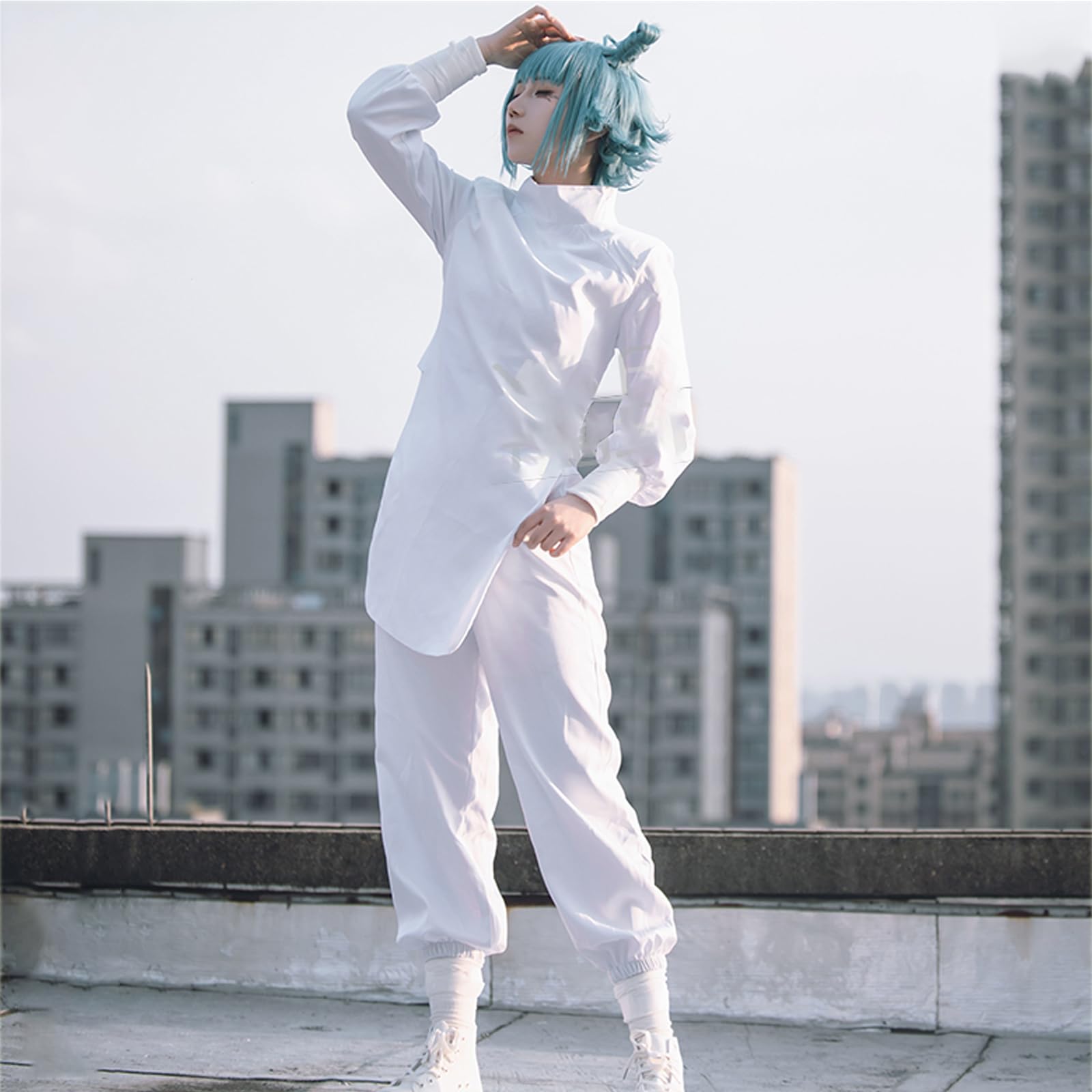 呪術廻戦　鹿紫雲　コスプレ　衣装　ウィッグ　他　フルセット　一式　アニメ　3期 呪術廻戦 鹿紫雲 コスプレ 衣装 ウィッグ 他 フルセット 一式