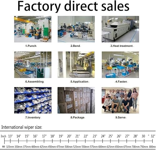 Miniatura 6 de Escobillas de limpiaparabrisas delantero compatibles con Mercedes-Benz Clase C W204 2013-2014 cepillos de parabrisas de 24 pulgadas + 24 pulgadas