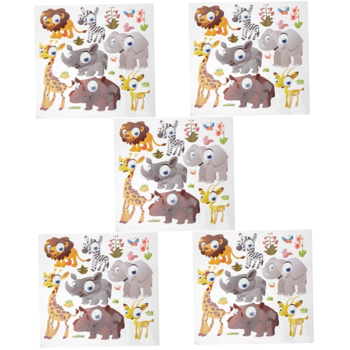 Operitacx 15piezas Papel De Transferencia Térmica Diseño De Animales Para Camisetas y Ropa Diy