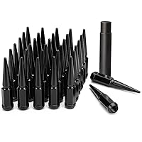 Vista 9 de Dynofit Tuercas de Orejeta con Picos 9/16-18 Compatibles con Dodge Ram 1500 2500 3500 1994-2011, 32pcs Tuercas con Picos de Estilo de Una Pieza