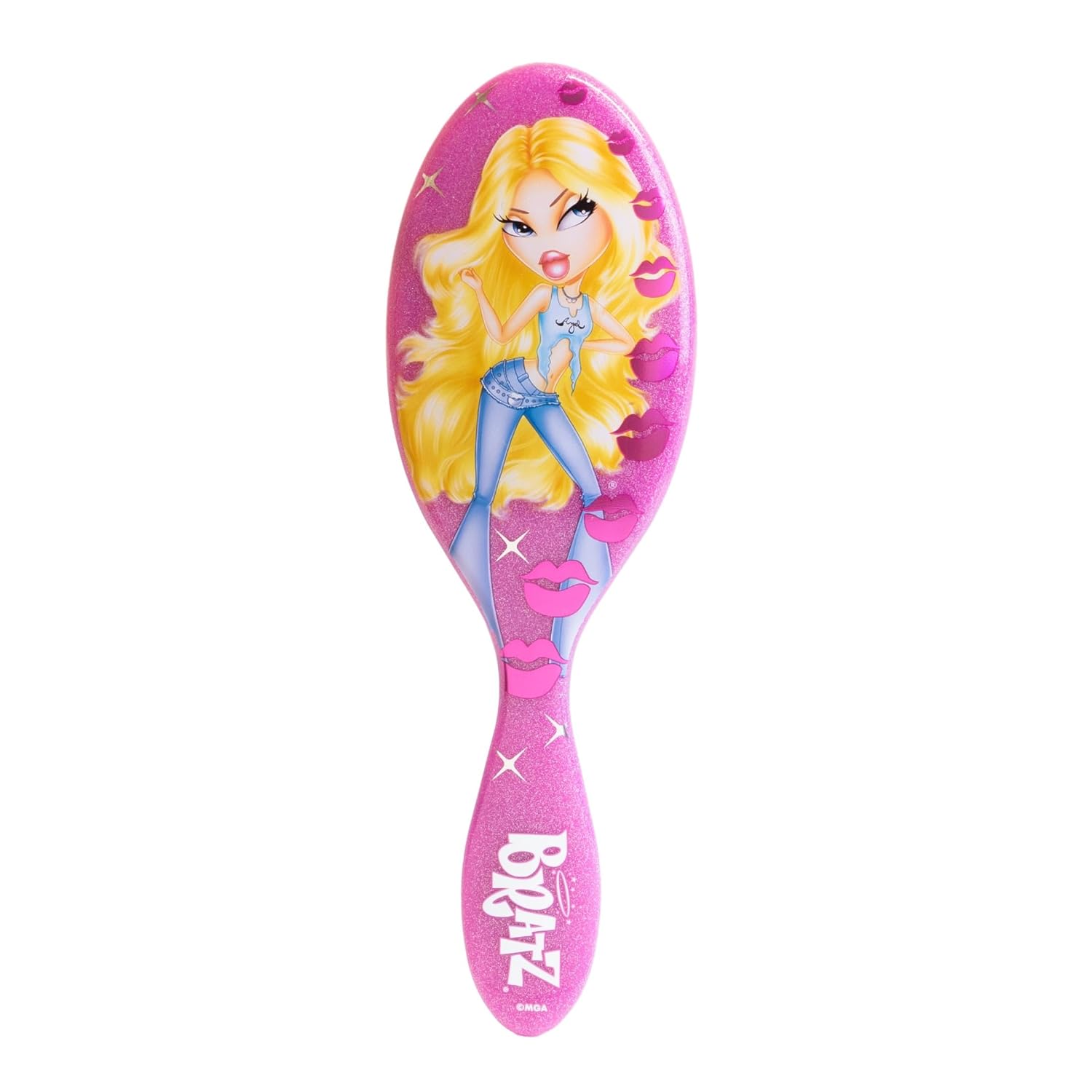 Wet Brush x Bratz Cloe Original Detangler Hair Brush + 2 Bobbie Slides
