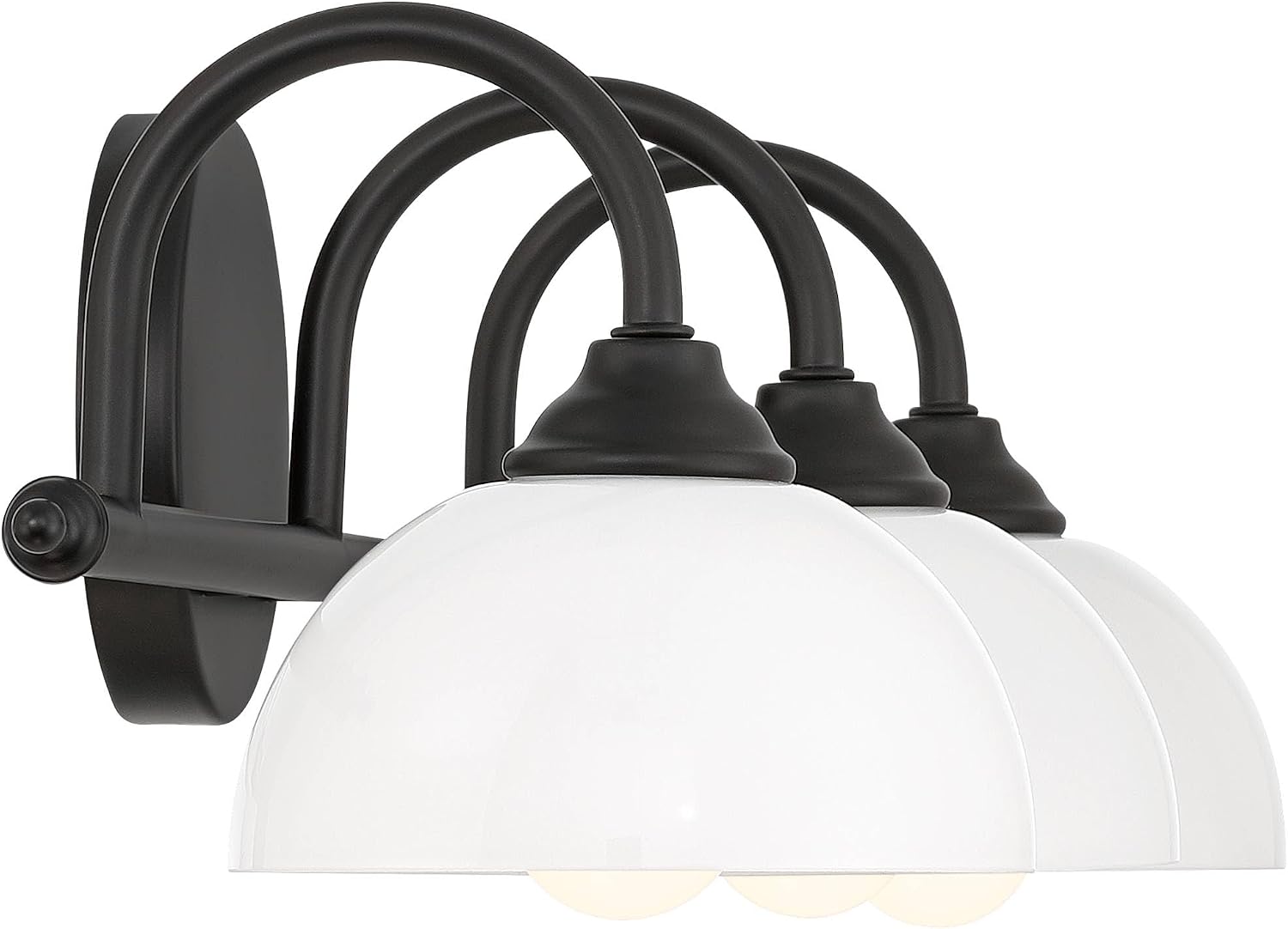 Possini Euro Design Possini Euro Ingrid 22 1/2" Wide Black 3-Light Bath Light