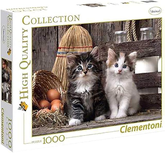 Clementoni - 39340 - Collection Puzzle for Children and Adults - Lovely Kittens - 1000 Pieces