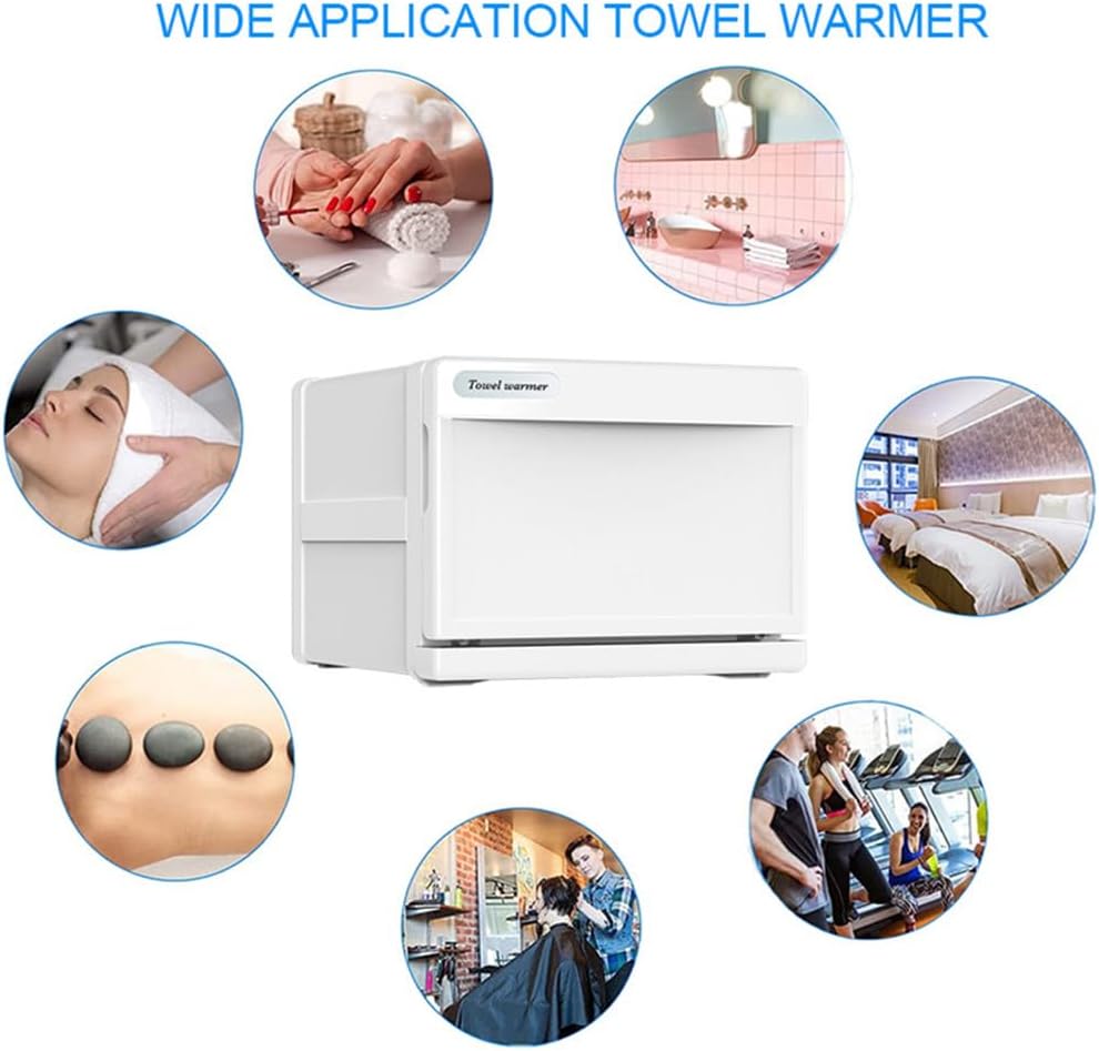 Hot Towel Warmer for Spa,Towel Warmer Cabinet,130 W Portable 2 in 1 Heater for 12-18 Towels 8L Capacity,for Facial Spas, Beauty Salons and Barber Shops,Black