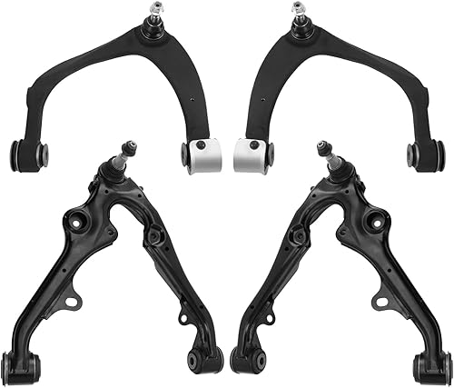 Miniatura 143 de Detroit Axle - Kit de suspensión frontal de 4 piezas para Chevrolet Aveo5 Aveo Pontiac G3 Wave Wave5 Suzuki Swift+, 2 brazos de control inferiores,