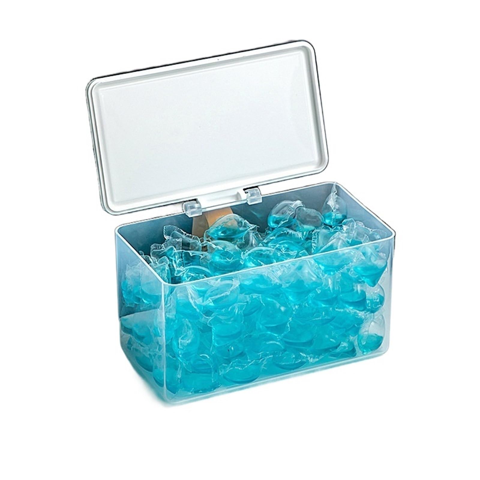 Zgcrumphant Type 2 Laundry Pods Container Storage Box Laundry Pods Waterproof For Room Washing Powder Beads Organization Decor Bathroom(Type 2)