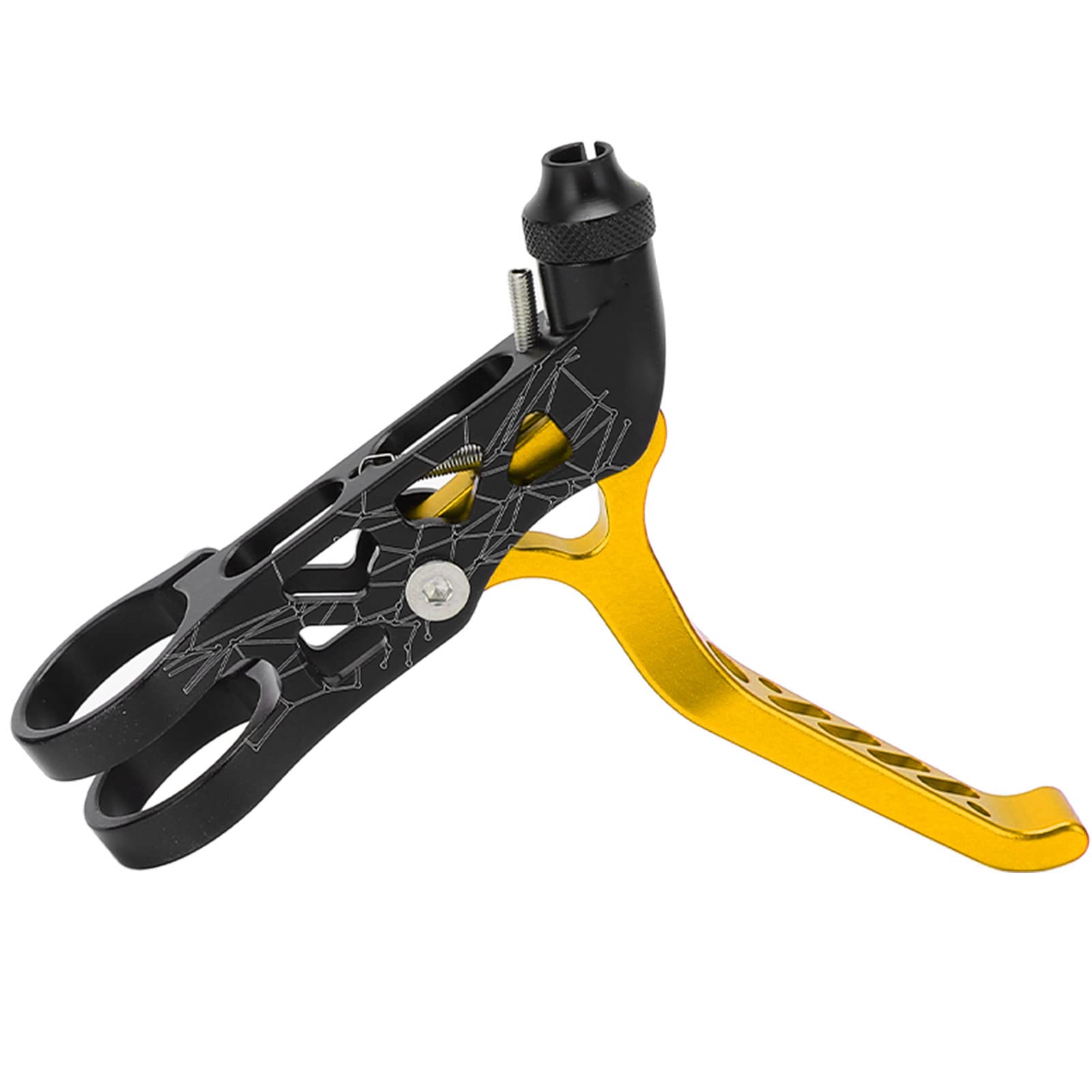 HERCHR 1 paio di leve freno per bici, in lega di alluminio, con diametro di serraggio di 22,2 mm/0,87 pollici per bici da strada Brompton3sixty Mountain (Oro)