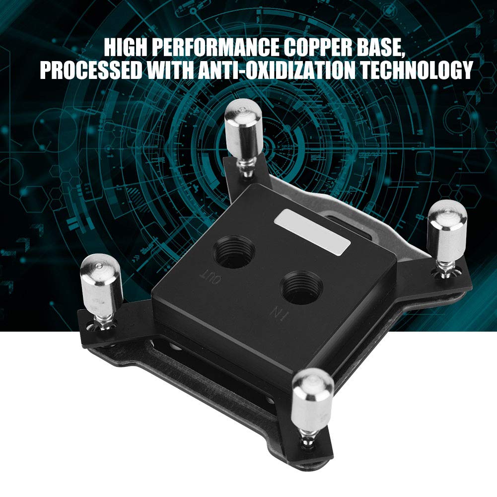 PC Water Cooling Block, CPU Water Block resistente al calore, Computer CPU Water Cooler Block, Computer Water Cooler, CPU Waterblock universale per CPU Water Cooling System