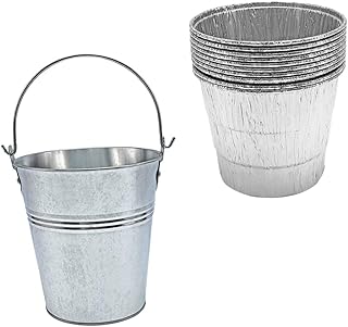 Veemoon Tambor De Óleo Para Churrasco Coletor De Graxa Coletor De Graxa Para Grelha Gotejamento Balde De Graxa Bandeja De Gotejamento Descartável Balde De Óleo Para Churrasco Recipiente