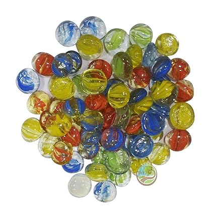 Ohhsome 500Gm Pebbles Stone For Glass Filler Vase Fillers And Home Garden D?cor Polished Round Marble Pebble