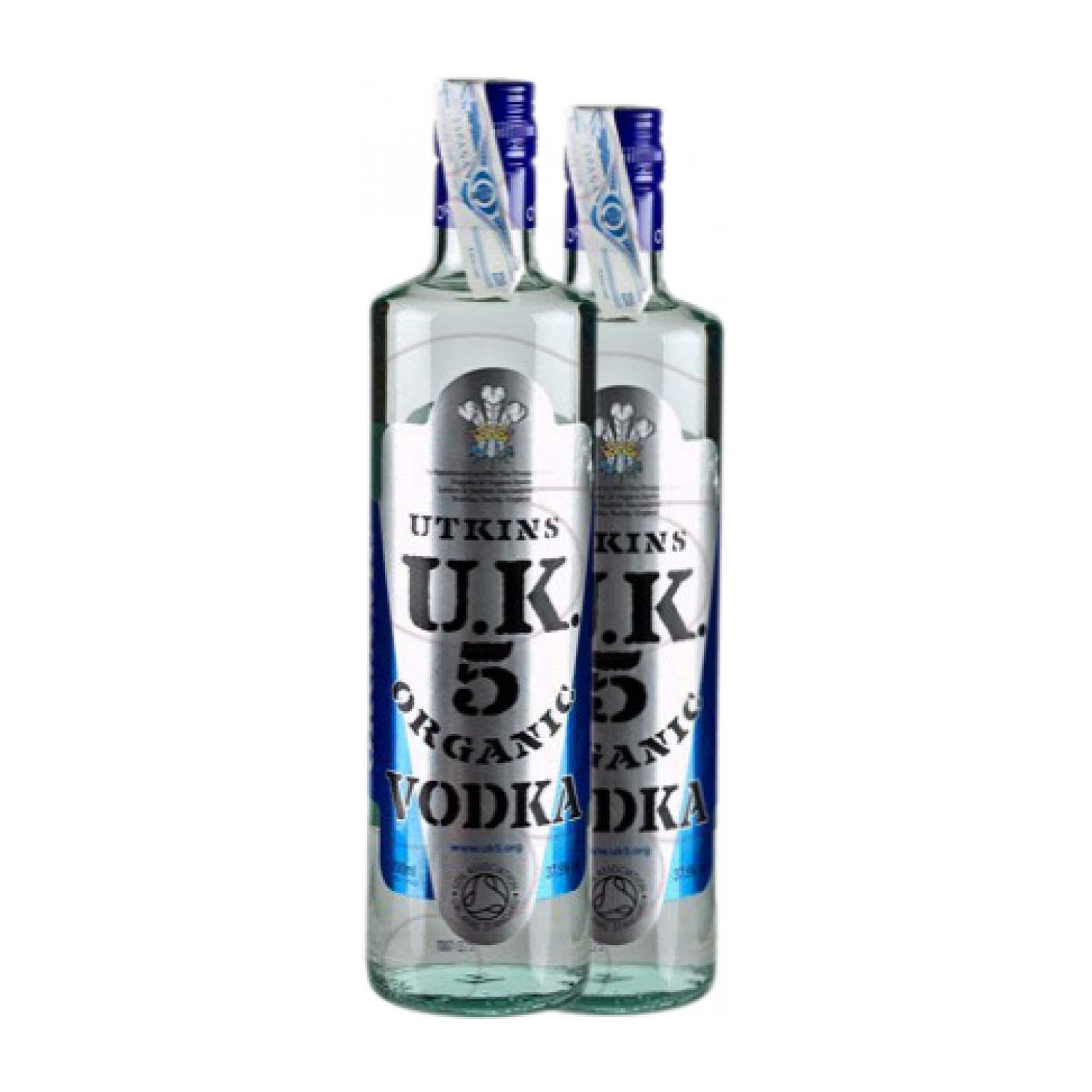 Vodka U.K. 5 Organic 70 cl (Caja de 2 Botellas de 70 cl)