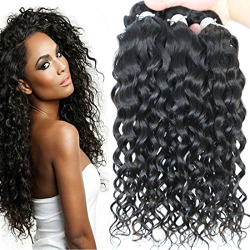 Fengde Hair 8A Brazilian Water Wave Virgin Hair 3 Bundles 100% Unprocessed Human Hair Extensions(222426)