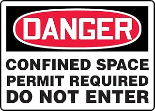 Accuform MCSP122VS Adhesive Vinyl Safety Sign, Legend