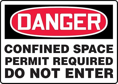 Accuform MCSP026VS Adhesive Vinyl Safety Sign, Legend