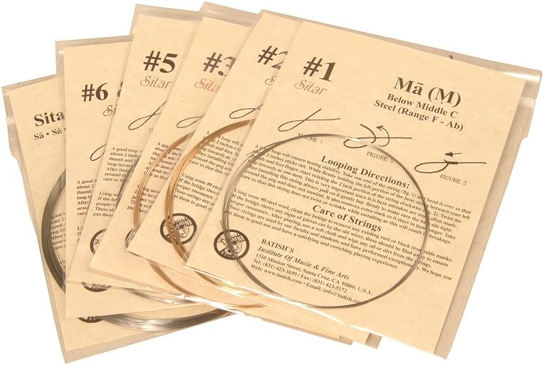 Sitar String Set, Pro, Standard, Batish