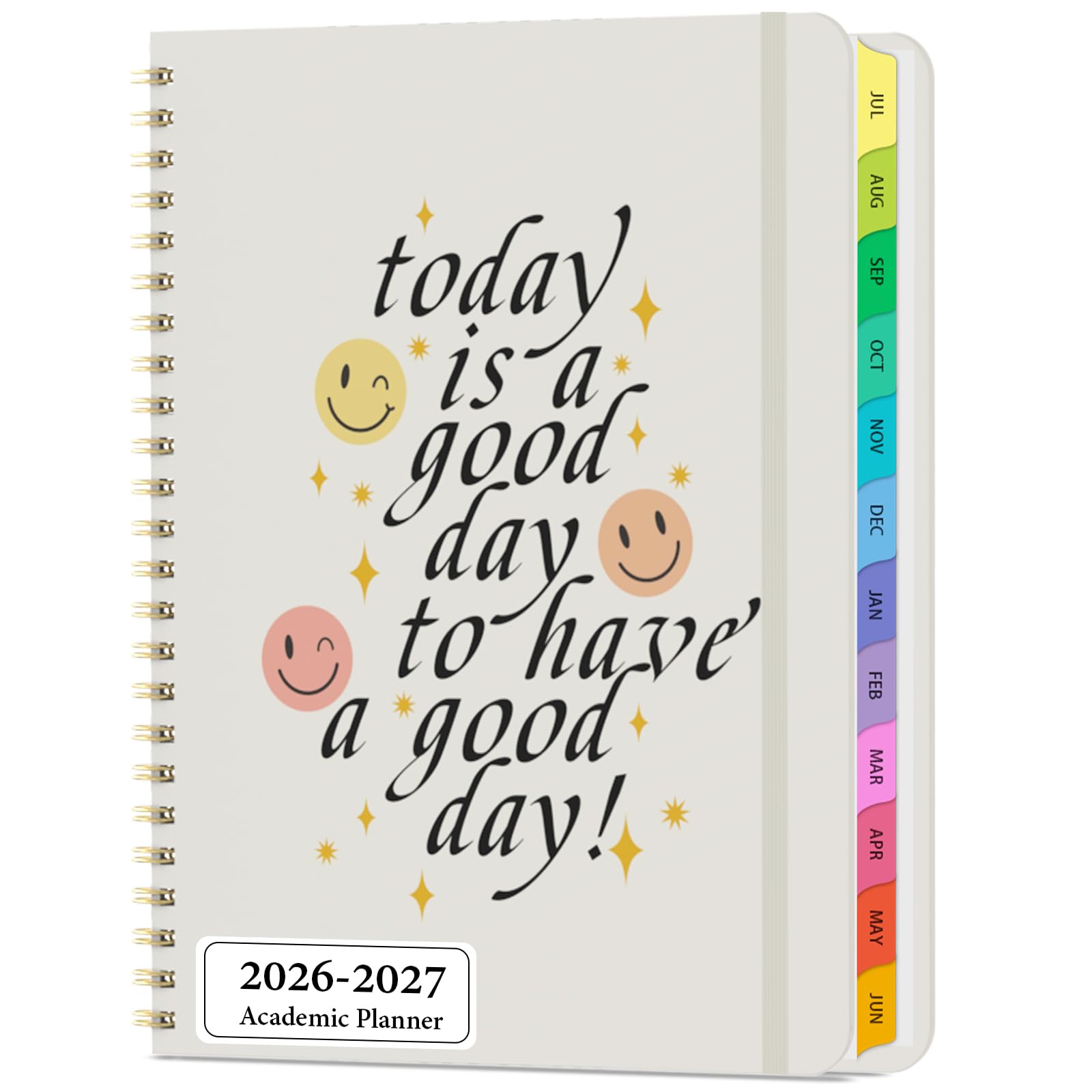 2026-2027 Planner, Weekly and Monthly Calendar Planner for Women, Jul 2026 - Dec 2027 (Good Day)