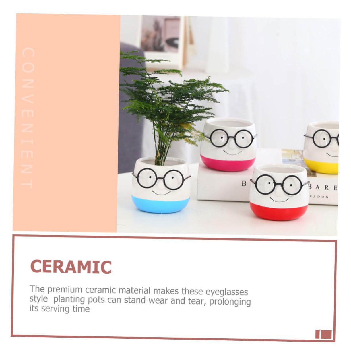 2 szt. Doniczki Donice na twarz Doniczki Wazon Ceramiczne doniczki na orchidee Ozdobne pojemniki Donice na rośliny doniczkowe Mała doniczka ceramiczna Ceramika Delikatna doniczka Sukulenty Kwiaty doni