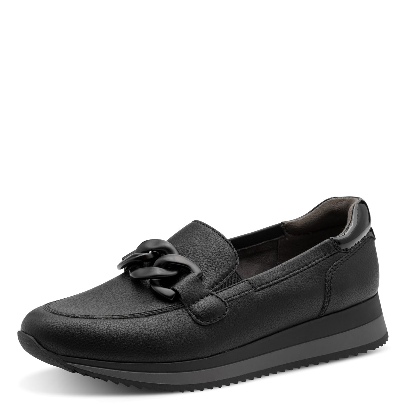 Jana Women’s Slip-Ons Elegant Vegan, Black, 6,5 UK