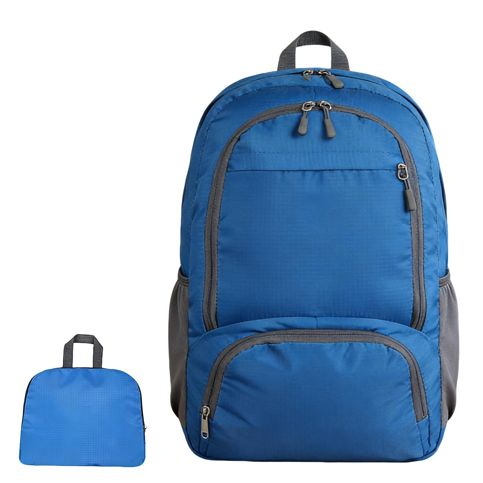 ZHUOmengyun Waterproof Packable Rucksack, 30L Foldable Lightweight Travel Backpack Durable Breathable Daypack for Men and Women Large Bag for Outdoor Camping Hiking Biking