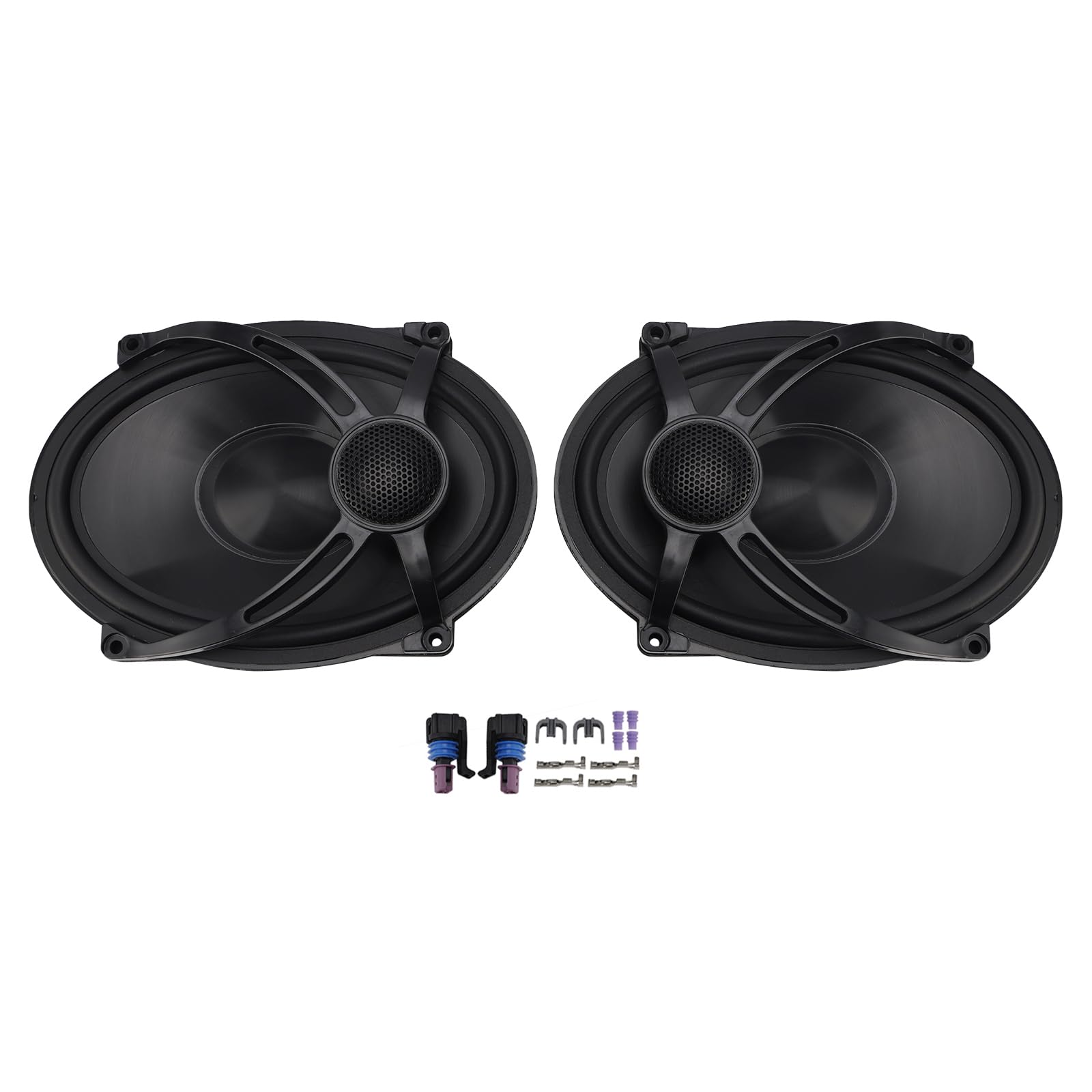 MAD HORNETS 5"X7" Saddlebag Lid Speakers Black Adatto per Touring Road Glide Flhr 1994-2024 2023