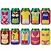 Avery Barn 10pc Mixed Design Fun Outfit Theme Neoprene Zipper Sleeve Insulated Beer Can Covers - Set 2: Summer Lovin