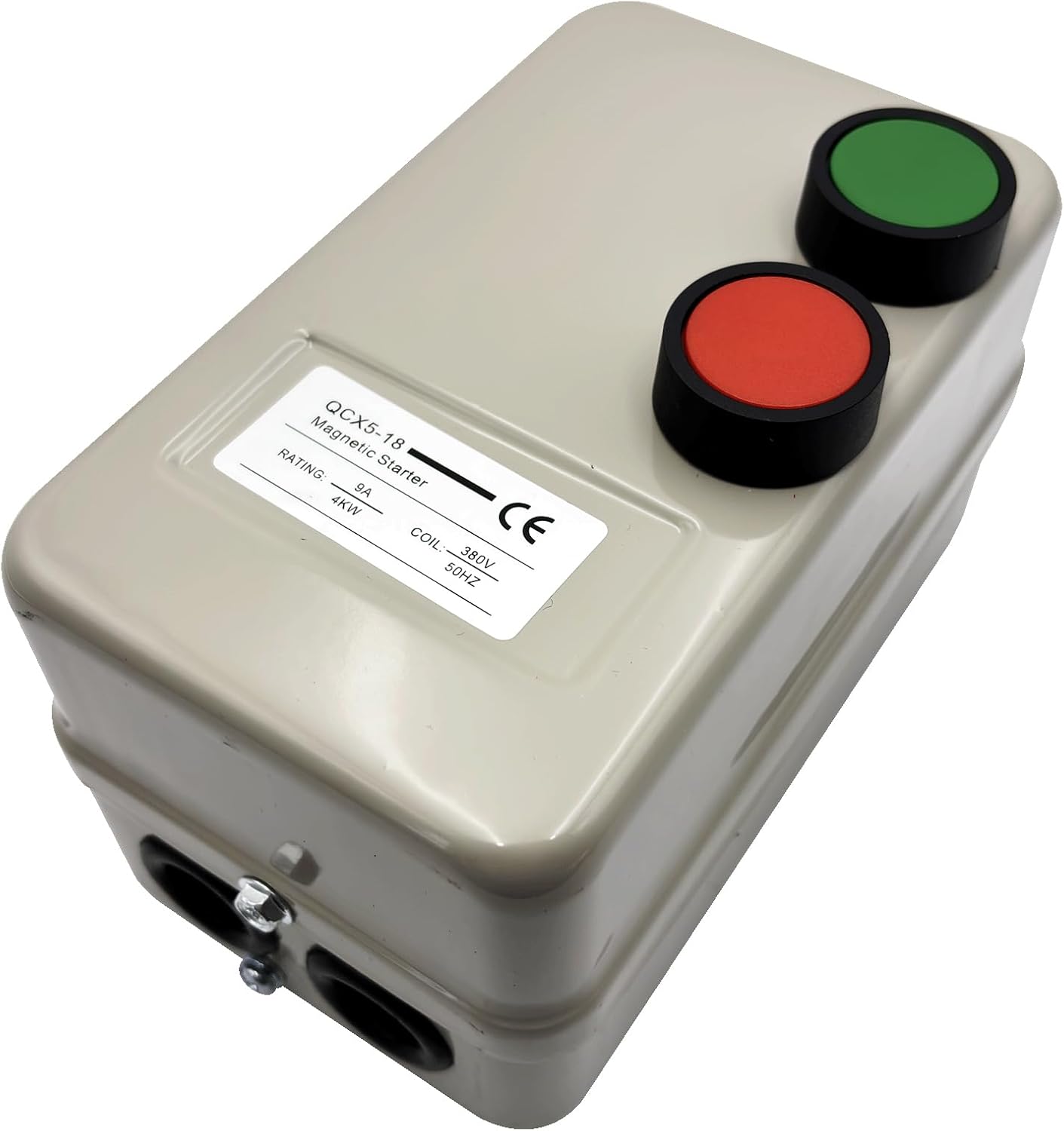 Magnetic Electric Motor Starter Fit for Air Compressor Magnetic Electric Motor Switch Replacement for 380V 4KW 10-16AMP - 5.5 HP 3 Phase or Single Phase Magnetic Switch Motor Starter