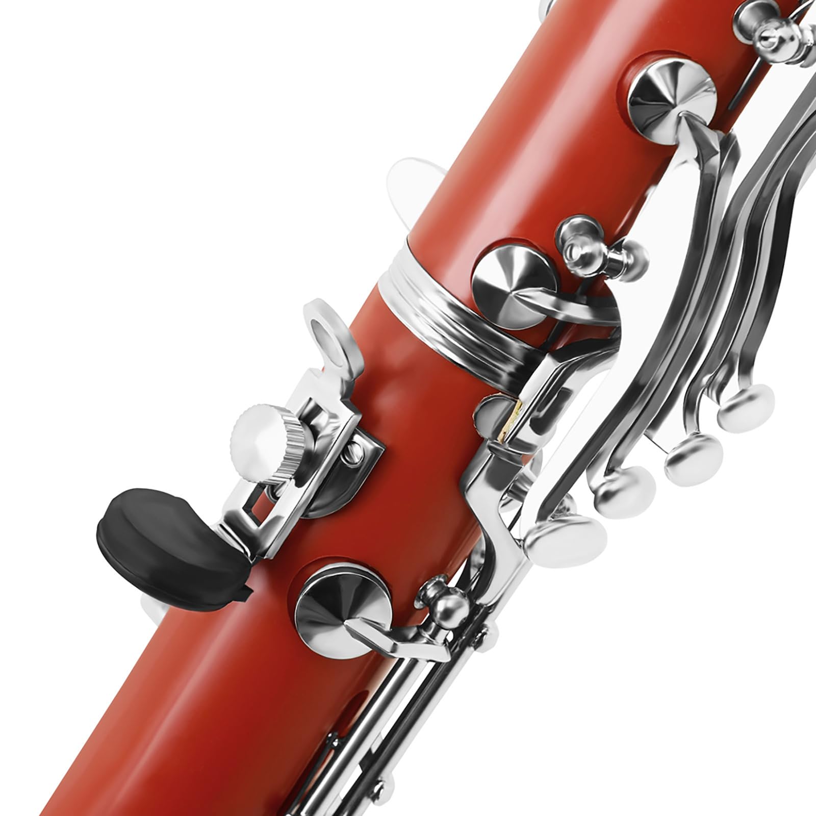 Clarinetto piatto in si avanzato con ampia gamma di tono e azione reattiva in ABS costruzione per studenti suonatori e musicisti ABS ergonomico clarinetto