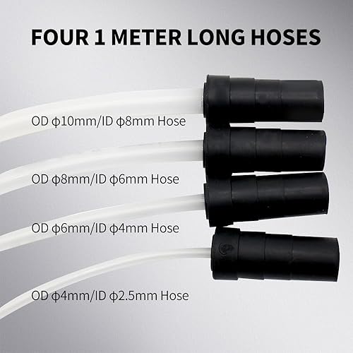 Miniatura 5 de AIRTAK Bomba de cambio de aceite manual portátil de 9L Unidad de succión de succión de vacío Unidad de succión para automóviles, motores de borde,