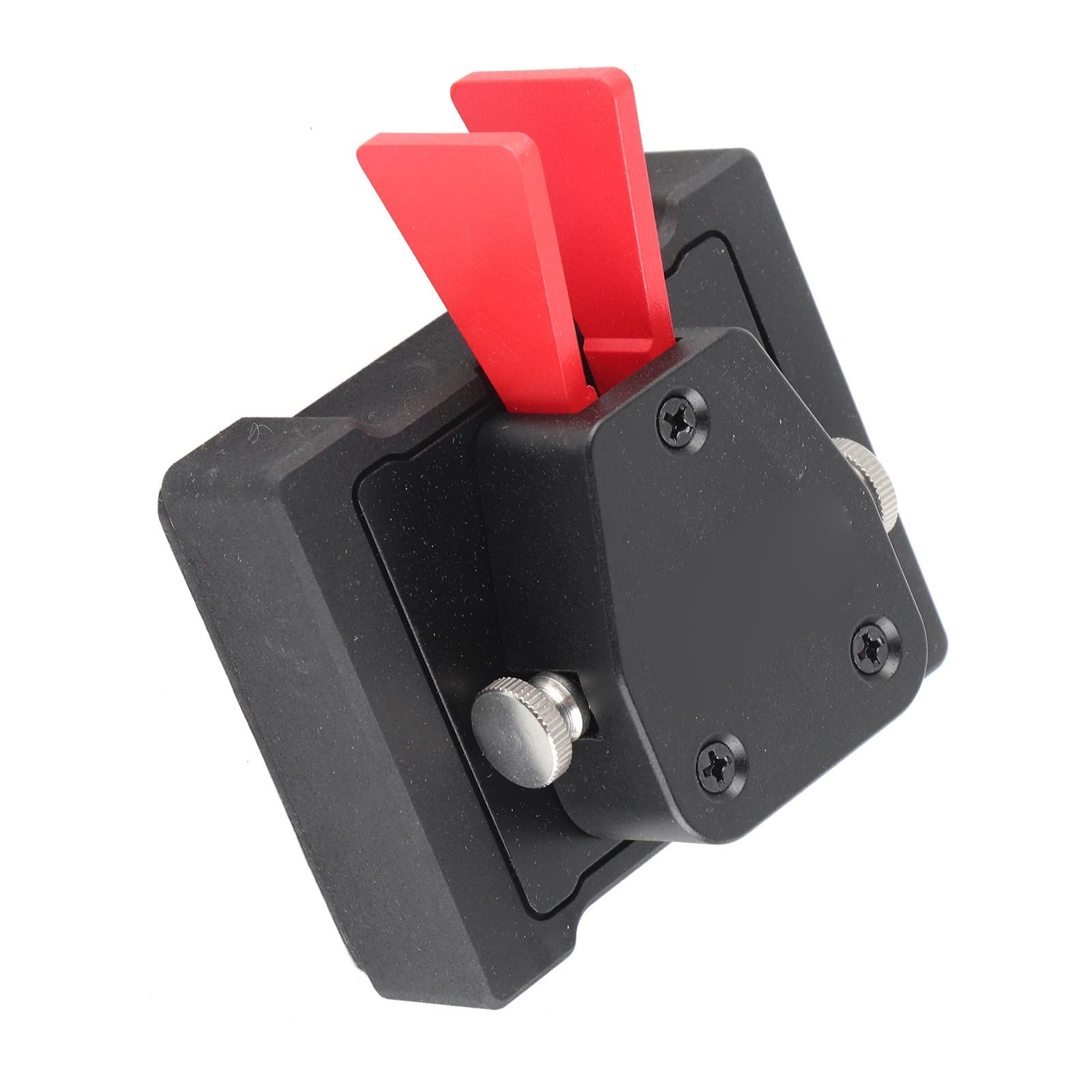 Keyer Paddle, Contatti Regolabili Chiave Codice Morse con Striscia in Gomma Antiscivolo per Appassionati di Radio a Onde Corte UNI730C
