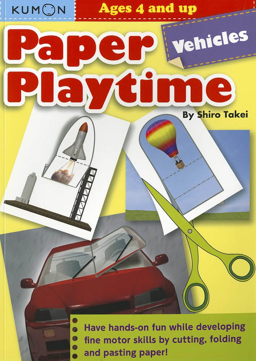 Paper Playtime: Vehicles (Kumon Paper Playtime)