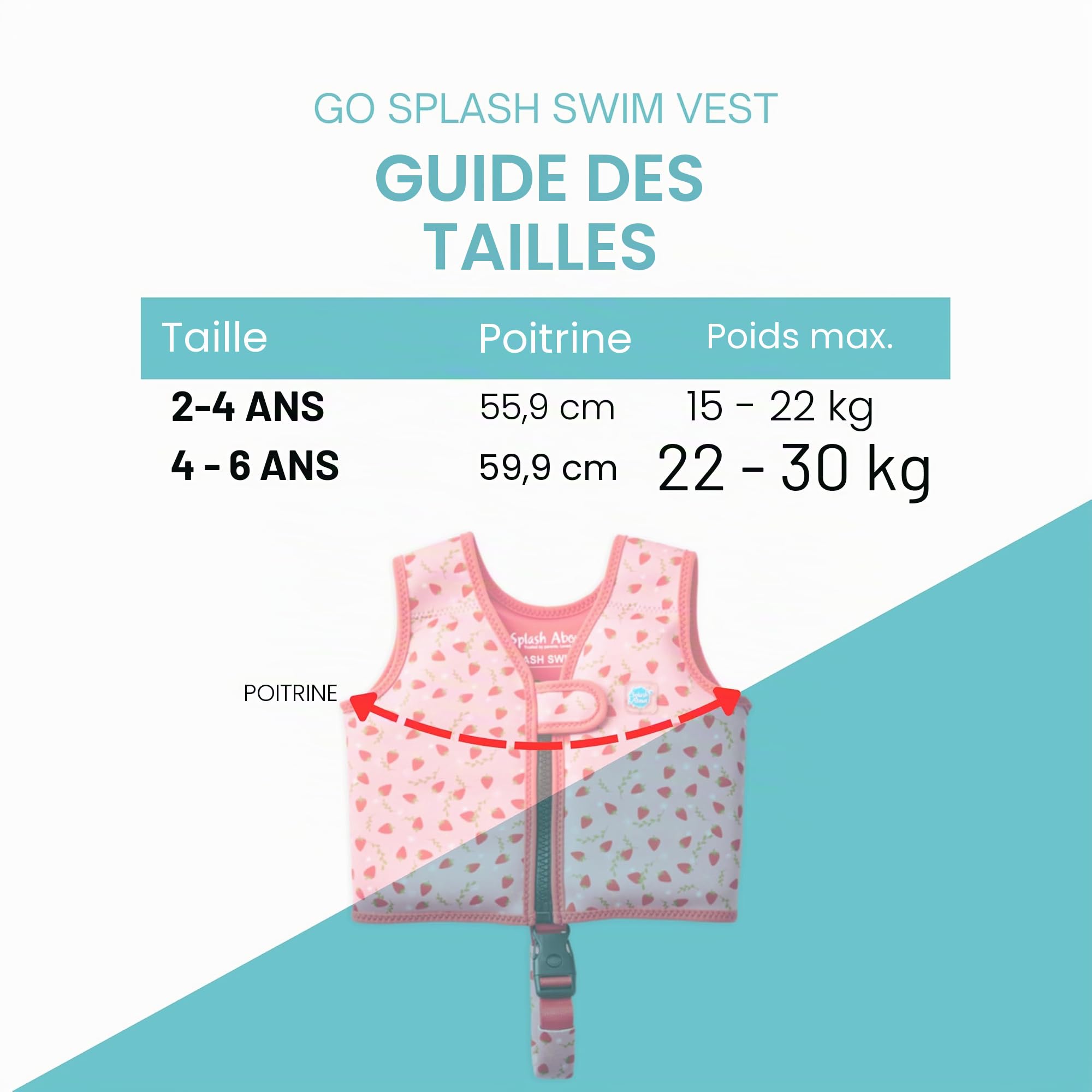 Go Splash Gilet de Natation