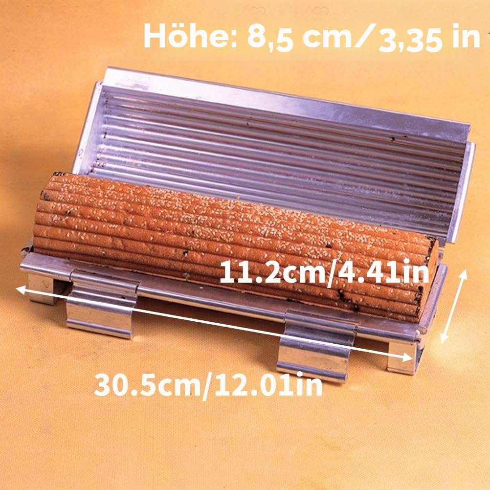 Kastenform mit Deckel, runde Brotform zum Öffnen und Schließen, Backformen für französisches Brot aus Aluminiumlegierung für selbstgemachtes Brot, Brotkastenform,