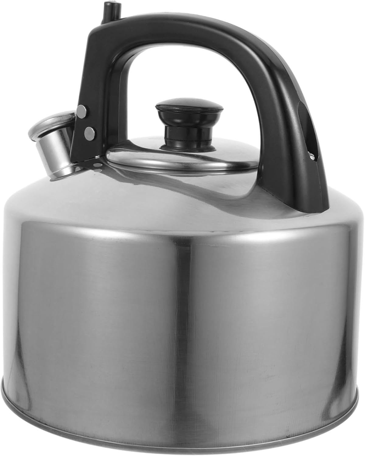 Mikinona Stainless Steel Whistling Kettle for Stovetop Quick Heating Pot for Gas and Electric Stoves and Energy Efficient Hot Water Kettle for Home Use