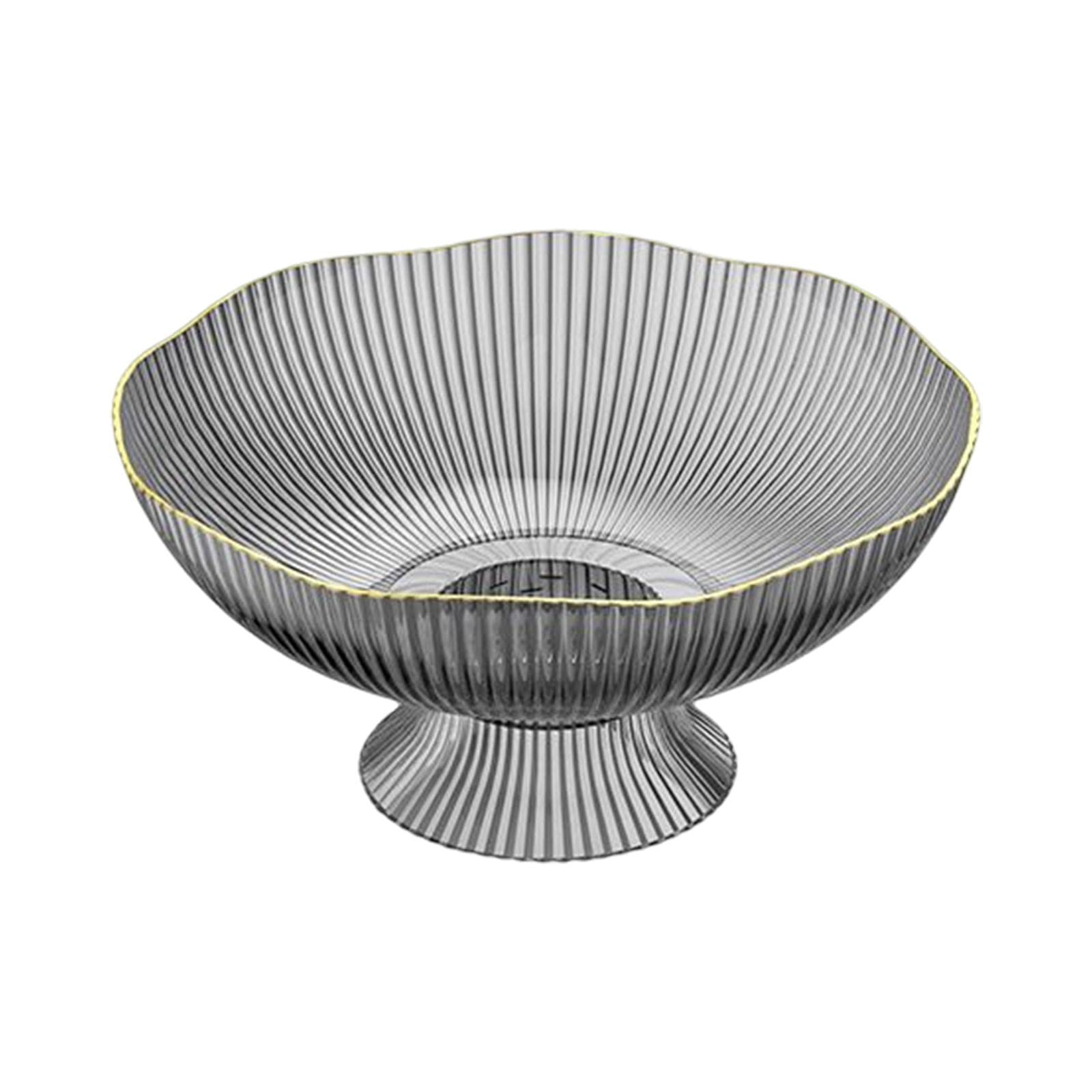 Snacks Fruit Basket Bowl Fruit Bowl for Countertop Breads Snacks Ornaments Gray-image-22