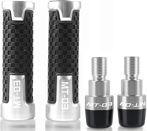 Miniatura 8 de Contrapeso 78 "0.866 in motocicleta CNC para MT03 2005-2020 2010 2015 2017 2019 MT-03 accesorios manillar puños manillar tapa tapa enchufe