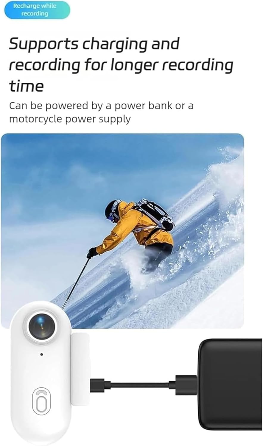 Mini 4K HD Pro Capture Camera, 120° Ultra Wide Angle Waterproof Thumb Camera, Wearable Action Cameras with Video Recording & Night Vision, for Record Indoor and Outdoors Activities (Black,4K 128G)