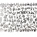 omlopp Approx 180 Pieces Mixed Charms Pendants DIY for Jewelry Making and Crafting