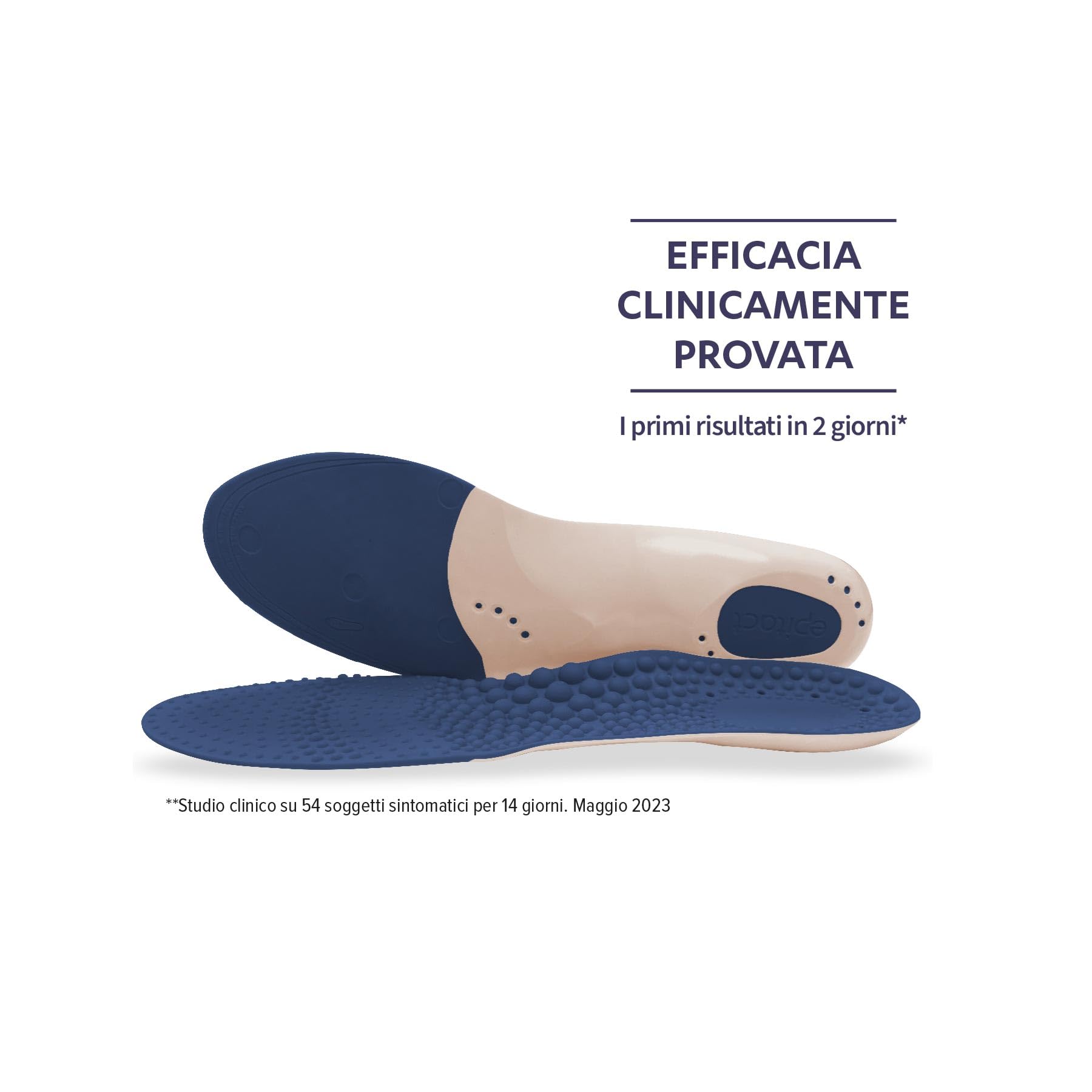 EPITACT | Solette Terapeutiche per Gambe Leggere | Allevia le Gambe Pesanti e Dolorose Da 2 Giorni | Stimolano la Circolazione Sanguina | Effetto Massaggiante (L (42-44))