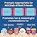 Prompta 400 Conversation Cards for Best Friends – Fun, Deep Questions for Adults, Teens, or Couples – Get to Know Your Bestie Even Better with Questions Plus This or That Game – 2.5