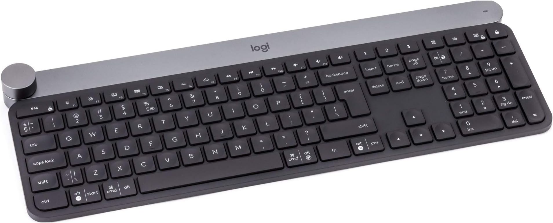 Logitech Craft Illuminated Wireless Keyboard, QWERTY US-International Layout