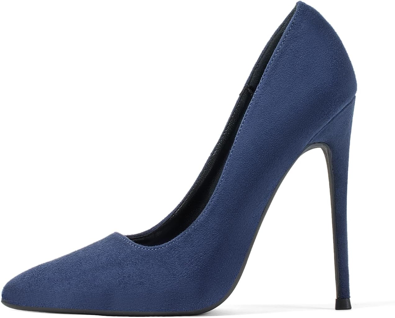 GENSHUO Women's 4.7 Inch Pumps Pointy Toe Stiletto Sexy High Heels Work Party Wedding Shoes